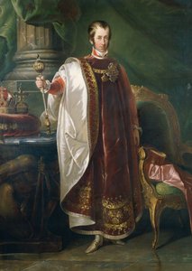 Keizer Ferdinand I in het gewaad van de Orde van het Gulden Vlies door Unbekannter Künstler