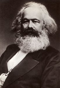 Portret van Karl Marx door Unbekannter Künstler
