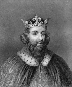 Koning Alfred De Grote door Unbekannter Künstler