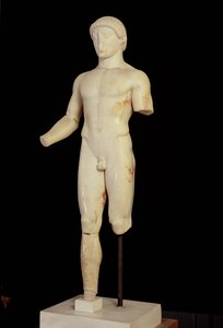 Kouros: de eenbenige jongen door Unbekannt
