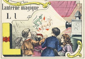 L: lanterne magique - Spelletjes Alfabet, ca. 1890 door Unbekannt