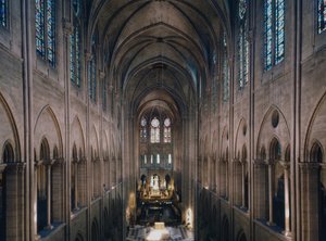 De kathedraal Notre Dame de Paris, Parijs 4. Bouw vanaf 1160, restauratie door Viollet Le Duc door Unbekannter Künstler