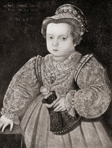 Lady Arbella Stuart als kind, uit The Girl Through the Ages, gepubliceerd 1933