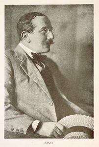 Leon Bakst (1866-1924), Russische schilder, portretfoto door Unbekannt