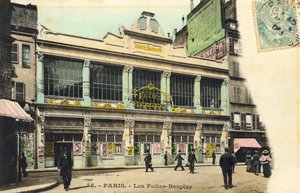 Les Folies-Bergère exterieur, Parijs Beroemde Parijse nachtclub door Unbekannter Künstler