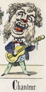 Letter C: zanger. Alfabet van het Oosterse Verhaal. Imaging van Epinal, circa 1890. Populaire serie. door Unbekannt