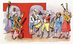 Letter T: Trompet Drum (uit Alphabet van Phosphatine Falieres)