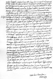 Brief van Maria Stuart terwijl ze gevangen zat in Sheffield aan koningin Elizabeth I van Engeland, waarin ze bidt om te mogen overleggen met een van haar Franse dienaren, de troost te hebben van een katholieke priester en openlijk te kunnen corresponderen door Unbekannt