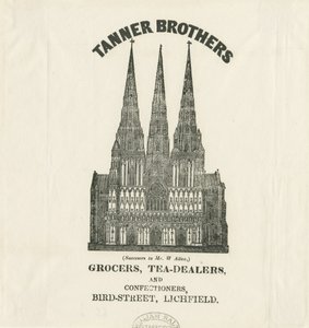 Lichfield Kathedraal - Westgevel door Unbekannt