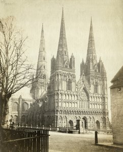 Lichfield Cathedral OP08956 door Unbekannter Künstler