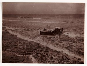 Reddingsboot, ca. 1885 door Unbekannt