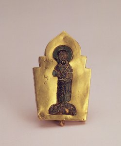 Schakel van een diadeem, met afbeelding van St. Marcus de Evangelist, Kiev
