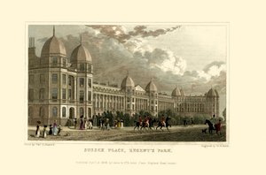 Londen Zichten: Sussex Place, Regent