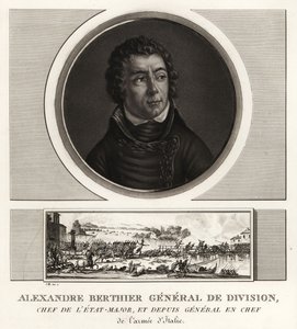 Louis-Alexandre Berthier, Prins van Wagram, Generaal en Chef van het Leger van Italië