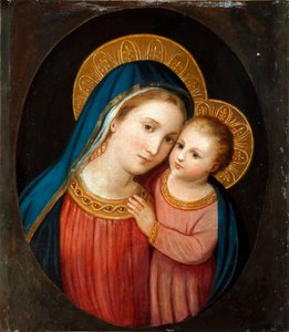 Madonna van Goede Raad Anonieme Schilderij Torre del Greco, Chiesa della Madonna del Buon Consiglio door Unbekannter Künstler