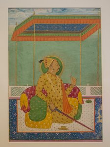 Maharaja Ajit Singh, schilderij, Mehrangarh Fort, Jodhpur, Rajasthan, India, Azië door Unbekannter Künstler