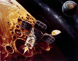 Bemande Ruimtevlucht, VS, Apollo, Algemene Tekening van de Maanorbiter door Unbekannt