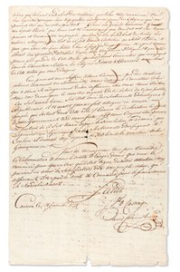 Manuscriptbrief ondertekend 