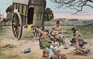 Matiando del Tiempo, Argentinië, ca. 1910 door Unbekannter Künstler