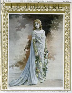 Miss Garden als Melisande door Unbekannter Künstler