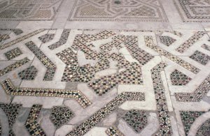 Mozaïekvloer in de kathedraal van Monreale, Sicilië