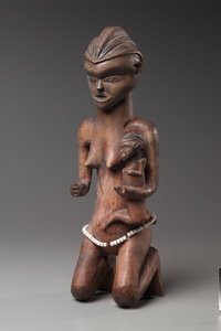 Moeder-en-kind figuur, eind 1800-begin 1900