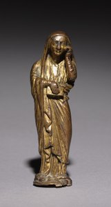 Rouwende Maria, waarschijnlijk van een altaarkruis, 1200-1300 door Unbekannt