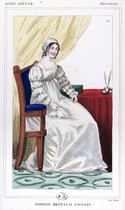 Mevrouw Cottin, ca. 1810 (gravure)