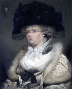 Mrs Sage, de eerste Engelse ballonvaarder door Unbekannt