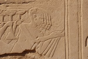 Meerdere Hoofden, Karnak, Luxor, Egypte (foto) door Unbekannt