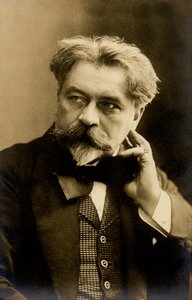 Muziek. De Hongaarse dirigent Arthur Nikisch. Foto, Duitsland, ca. 1900 (ansichtkaart)