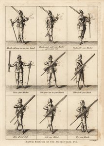 Musket oefeningen door Unbekannt