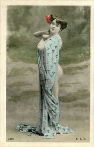 Naakte vrouw, ca. begin 1900 (ansichtkaart)