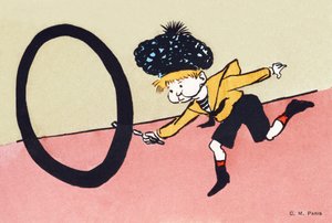O zoals hoepel in de vorm van een O - Kinderalfabet
