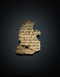 Pagina uit een ongeregistreerde Koran palimpsest gekopieerd op een eerdere Koptische Bijbel, waarschijnlijk Egypte, c.8e eeuw door Unbekannt