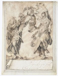 Pagina uit het Album Amicorum van Philipp Hainhofer, 1596-1633 door Unbekannt