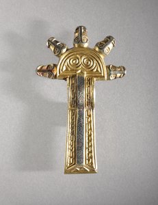 Paar fibulae, Alemannisch, 500-600 door Unbekannt