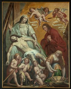 Parochiekerk (Onze-Lieve-Vrouw Hemelvaartkerk). Interieur. door Unbekannter Künstler