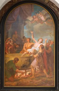 Parochiekerk (Parochiekerk Onze-Lieve-Vrouw). Interieur. door Unbekannter Künstler
