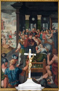 Parochiekerk Sint-Michiel, Cornelius en Ghislenus. Interieur.