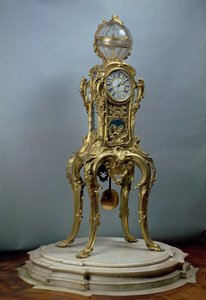 Passament astronomische klok gemaakt door Jacques Caffieri (1678-1755) voor Lodewijk XV van Frankrijk door Unbekannt