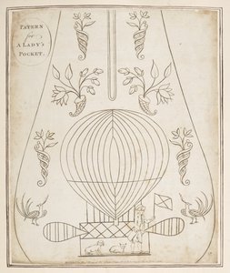 Patroon voor een dameszak, met een ballon