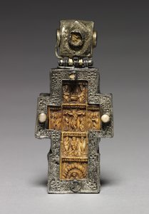 Pectoraal kruis, Rusland, 1600s door Unbekannt