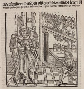 Apotheken, apothekerswinkel door Unbekannt