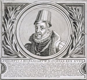Philip I van Portugal (litho)