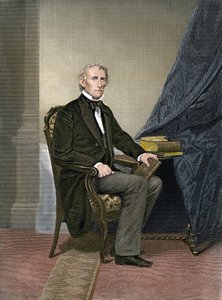 Portret van de Amerikaanse president John Tyler (1790-1862) door Unbekannter Künstler