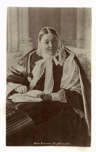Portret van Florence Nightingale, gepubliceerd 1932 door Unbekannter Künstler