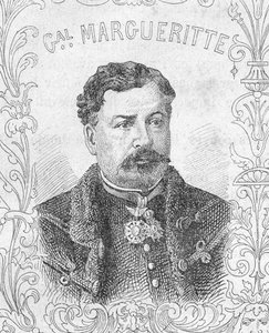 Portret van de Franse generaal Jean-Auguste Margueritte, Frans-Pruisische Oorlog door Unbekannter Künstler