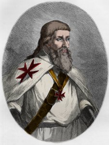 Portret van Jacques de Molay