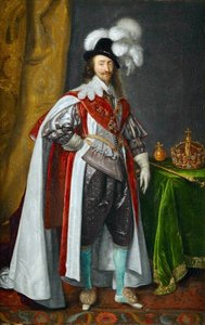 Portret van koning Karel I van Engeland door Unbekannt